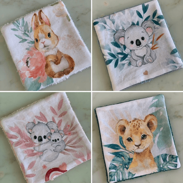 Lingettes lavables *10