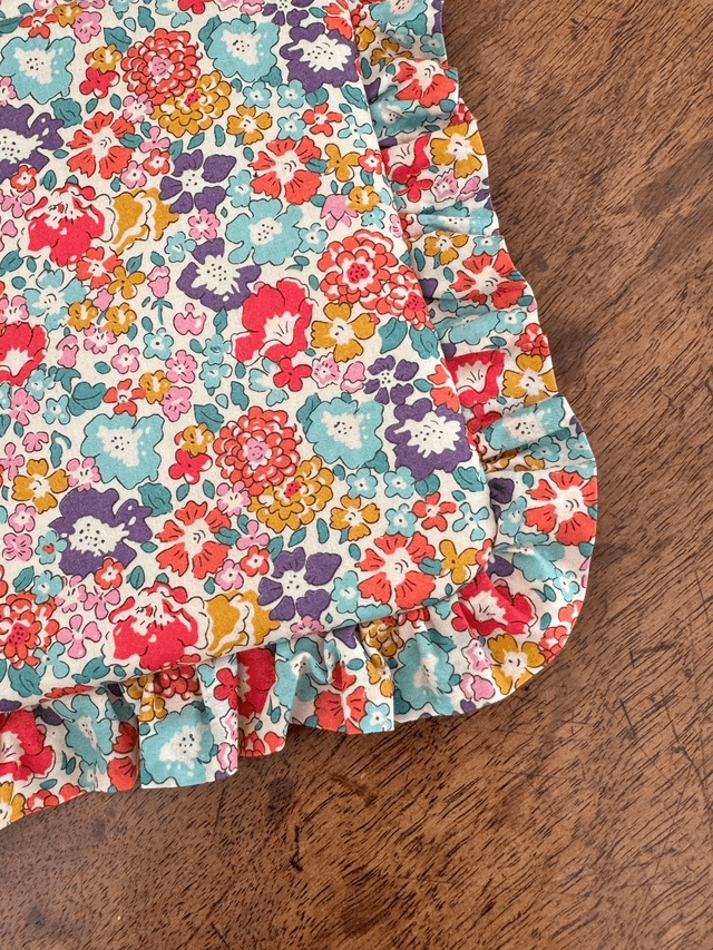 Pochette plate à froufrous L