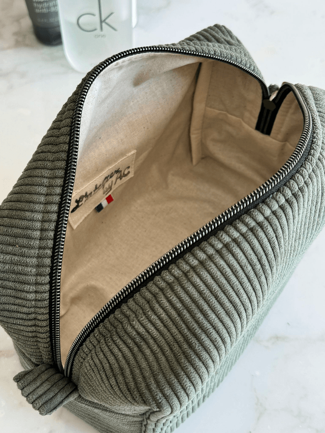 Trousse de toilette velours homme