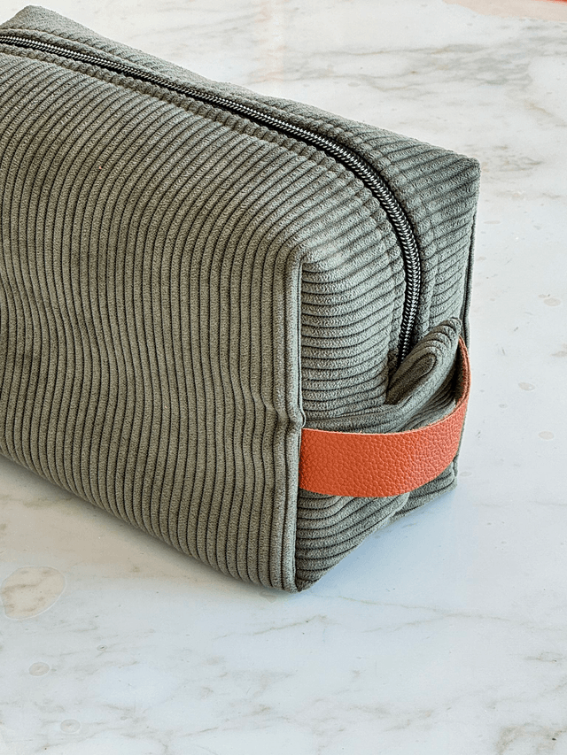Trousse de toilette velours homme