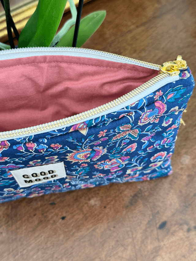 Pochette plate matelassée L