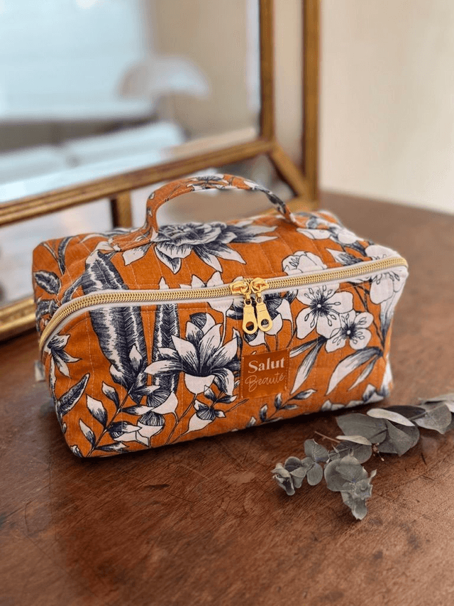 Trousse de toilette ouverture à plat