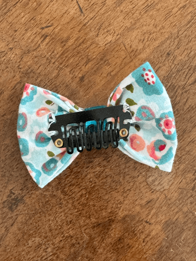 Lot de 3 barrettes anti-glisse nœud 