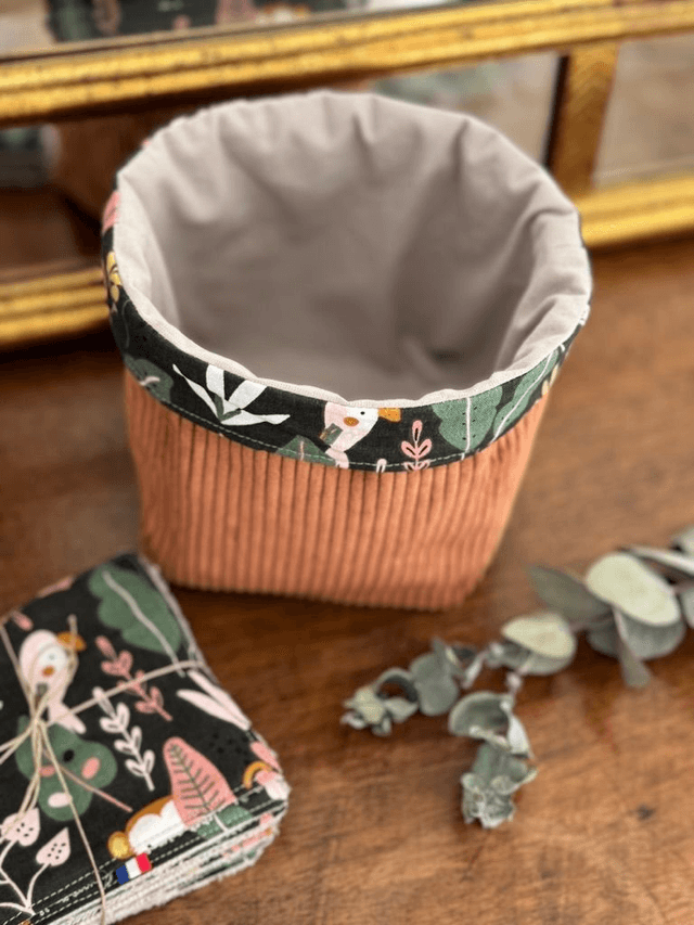 Panière velours modèle S