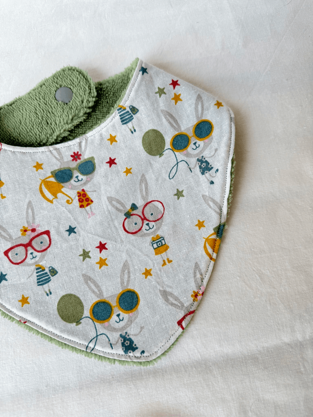 Bavoir bandana bébé (0-12 mois)