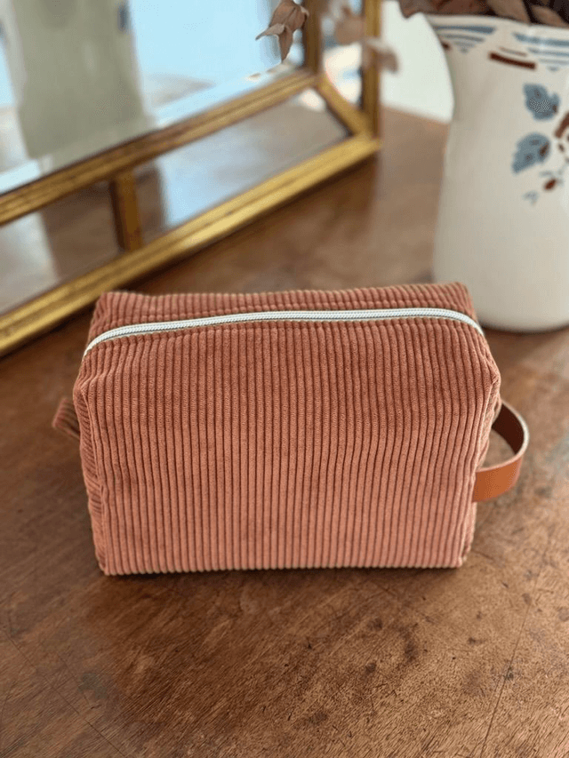 Trousse de toilette velours homme