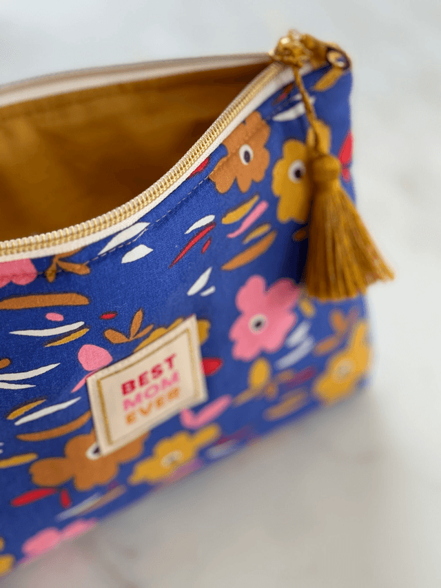 Pochette plate matelassée L [MAMAN]