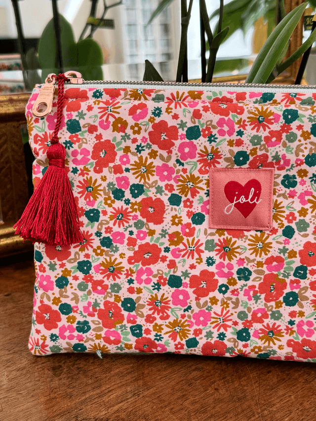 Pochette plate matelassée L