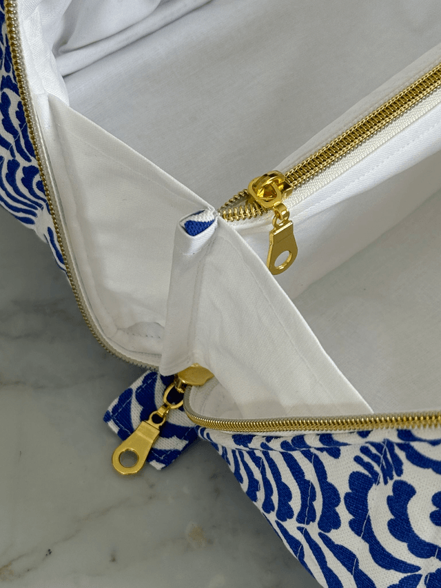 Trousse de toilette ouverture à plat