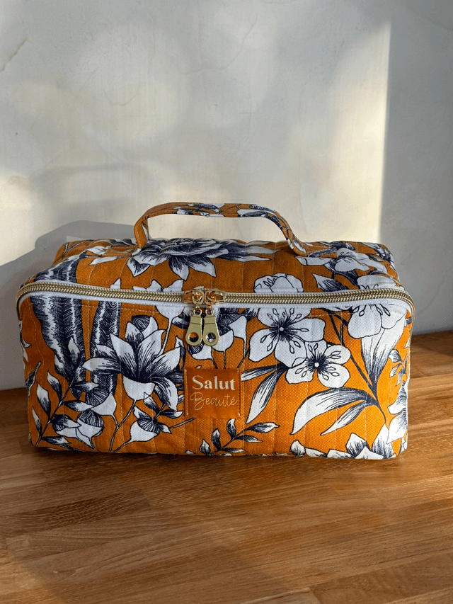 Trousse de toilette ouverture à plat