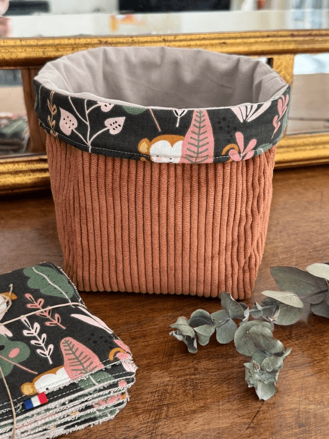 Panière velours modèle S