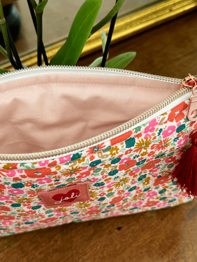 Pochette plate matelassée L