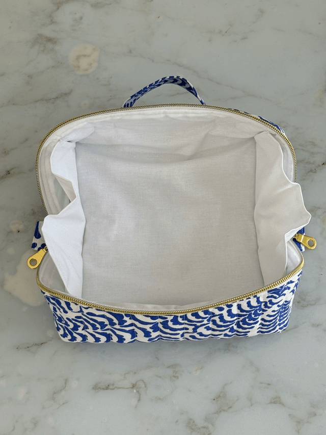 Trousse make-up ouverture à plat