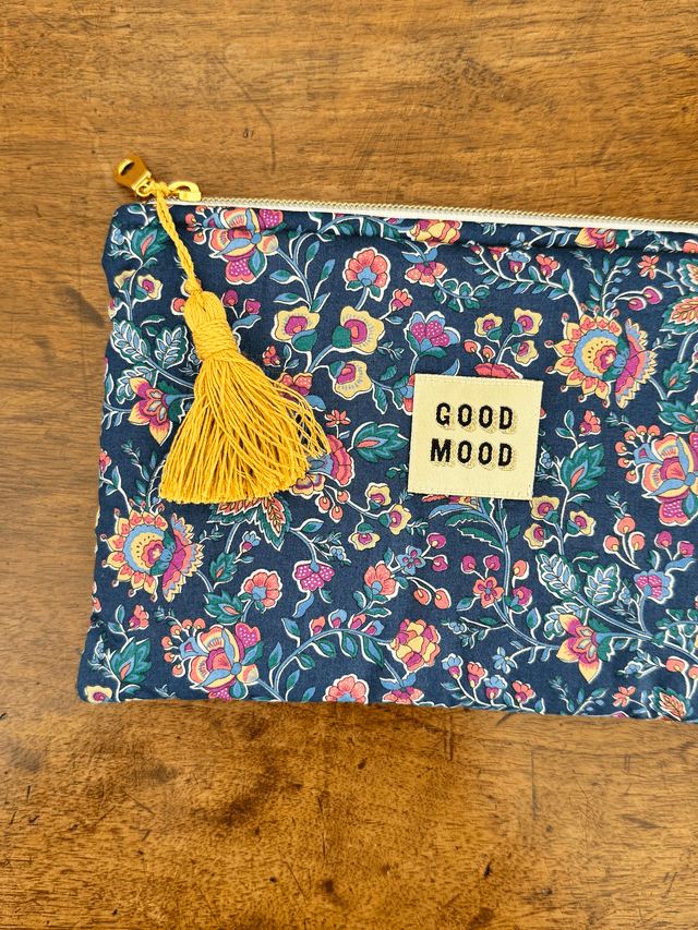 Pochette plate matelassée L