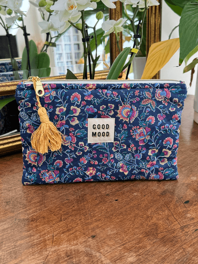 Pochette plate matelassée L