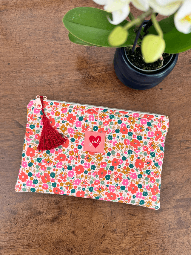 Pochette plate matelassée L