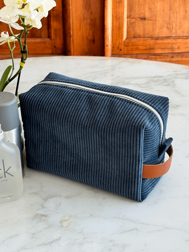 Trousse de toilette velours homme