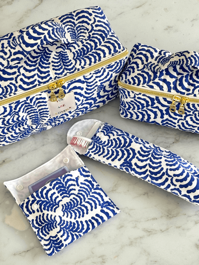 Trousse de toilette ouverture à plat