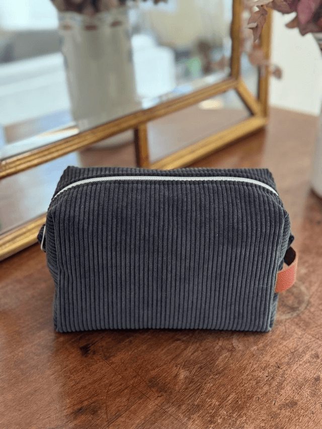 Trousse de toilette velours homme