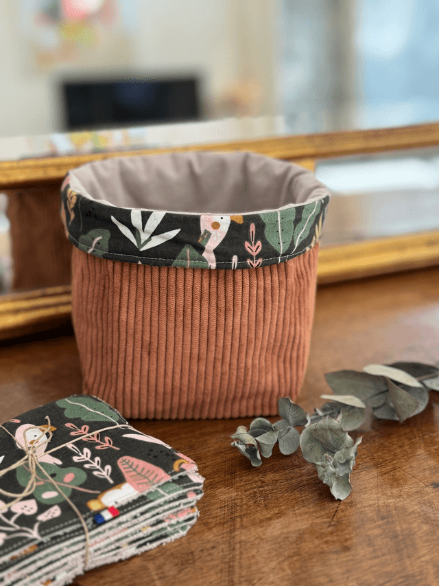 Panière velours modèle S