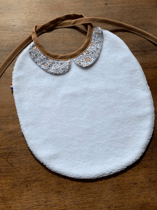 Bavoir col claudine bébé (0-12 mois)