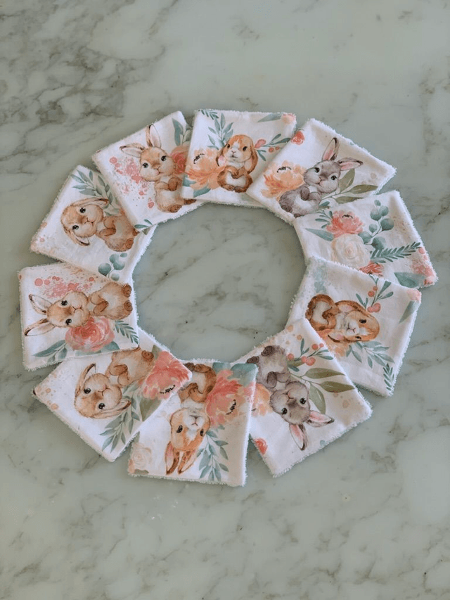 Lingettes lavables *10