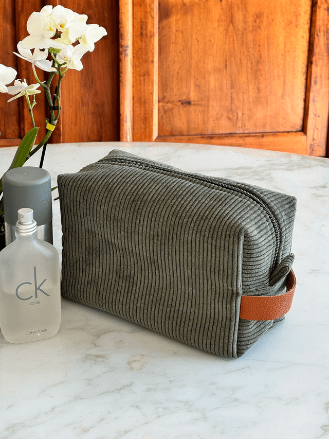 Trousse de toilette velours homme
